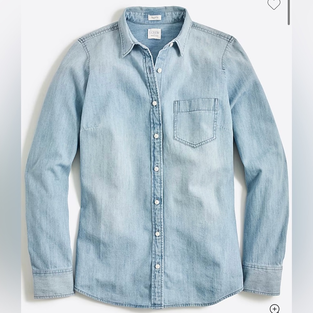 Classic Chambray Denim Shirt for Women